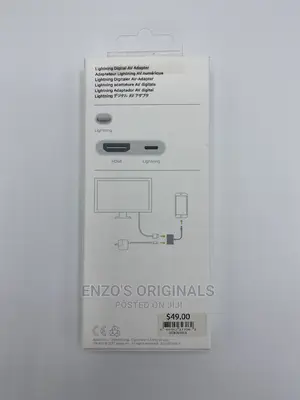 Lightning To Hdmi Digital Av Adapter Original Apple Oem