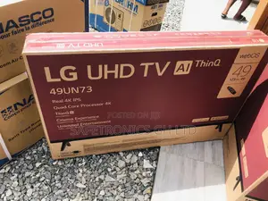 Newly Arrived Lg 50 UN74 Uhd Smart TV + Remote