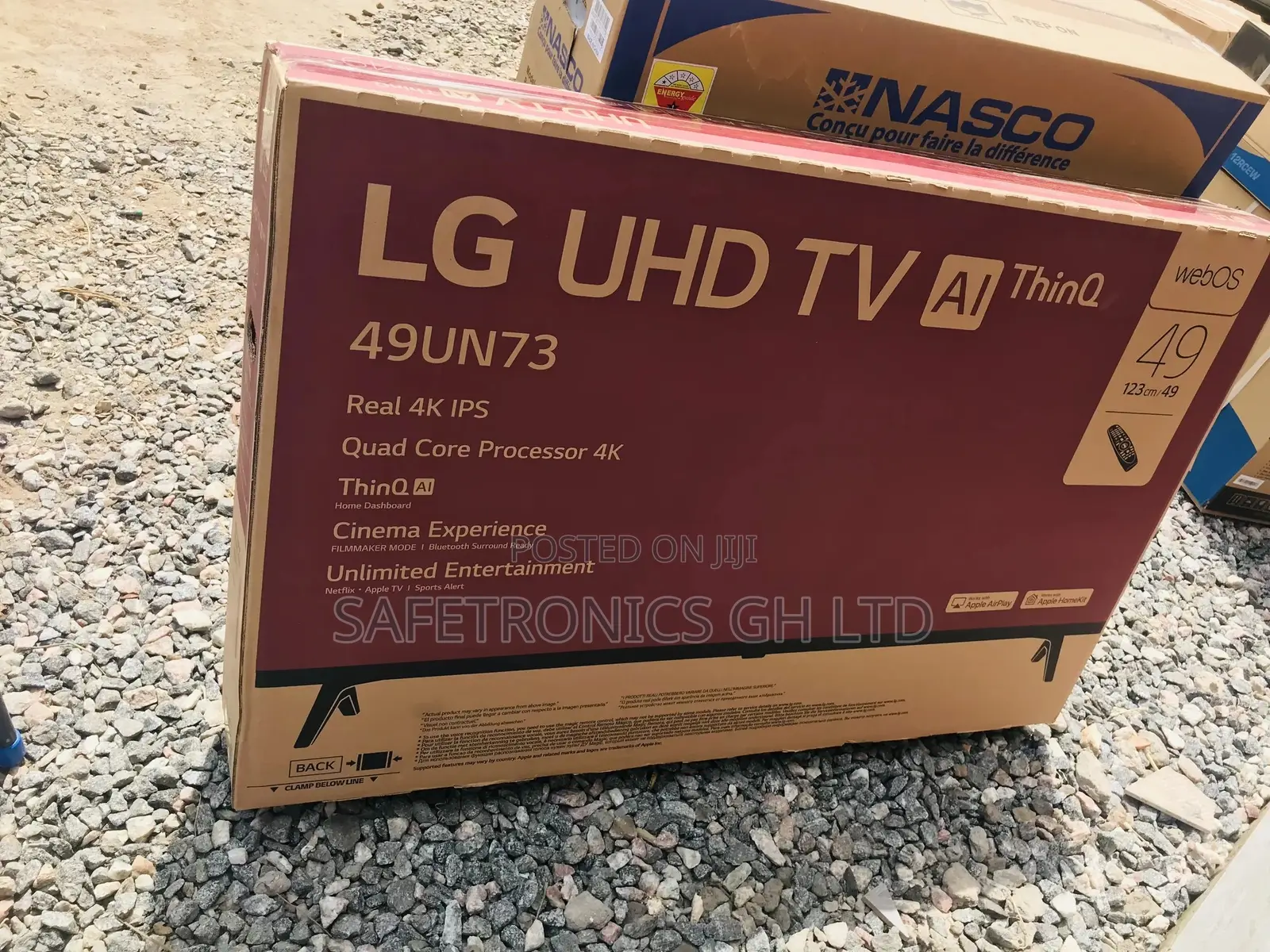 Newly Arrived Lg 50 UN74 Uhd Smart TV + Remote