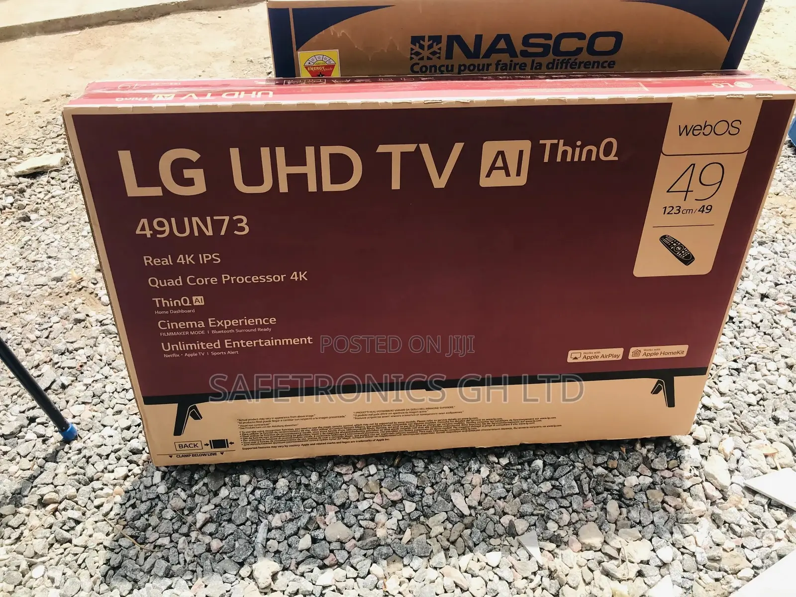 LG UHD Real LG49UN7340 Glossy Black Screen
