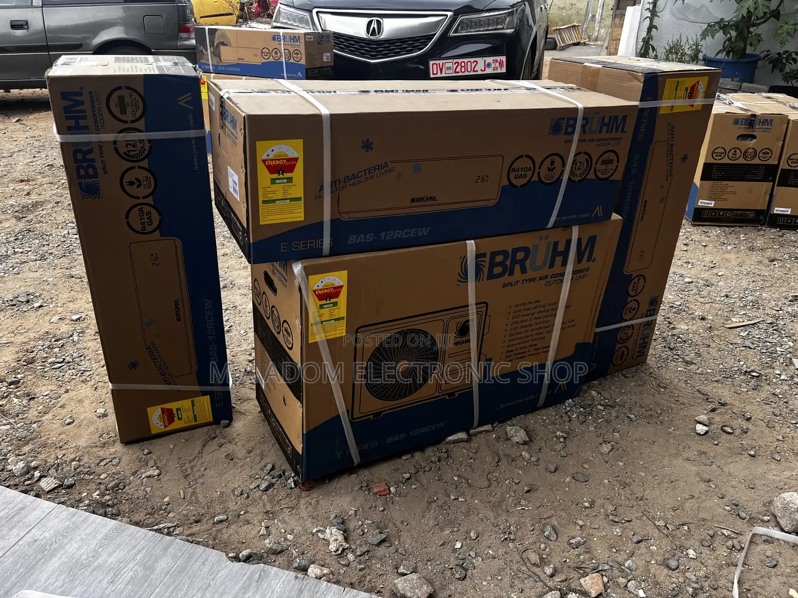 Perfect Bruhm 1.5hp Split R410 Gas Air Conditioner