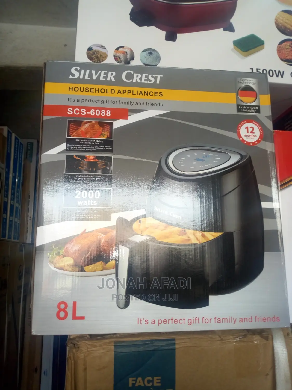 Silver Crest Electronics Airfryer 8L