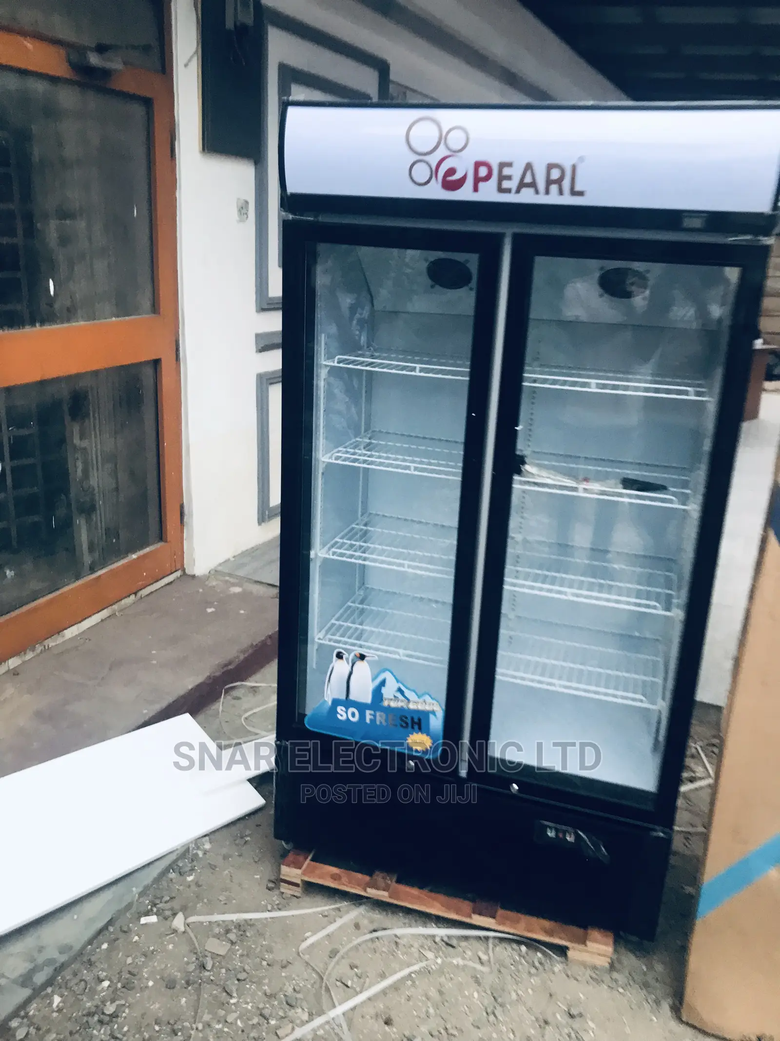 Better Pearl 568L Double Door Display Fridge / Beverage