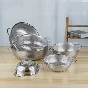 6pcs Stainless Steel Colander / Strainer Set