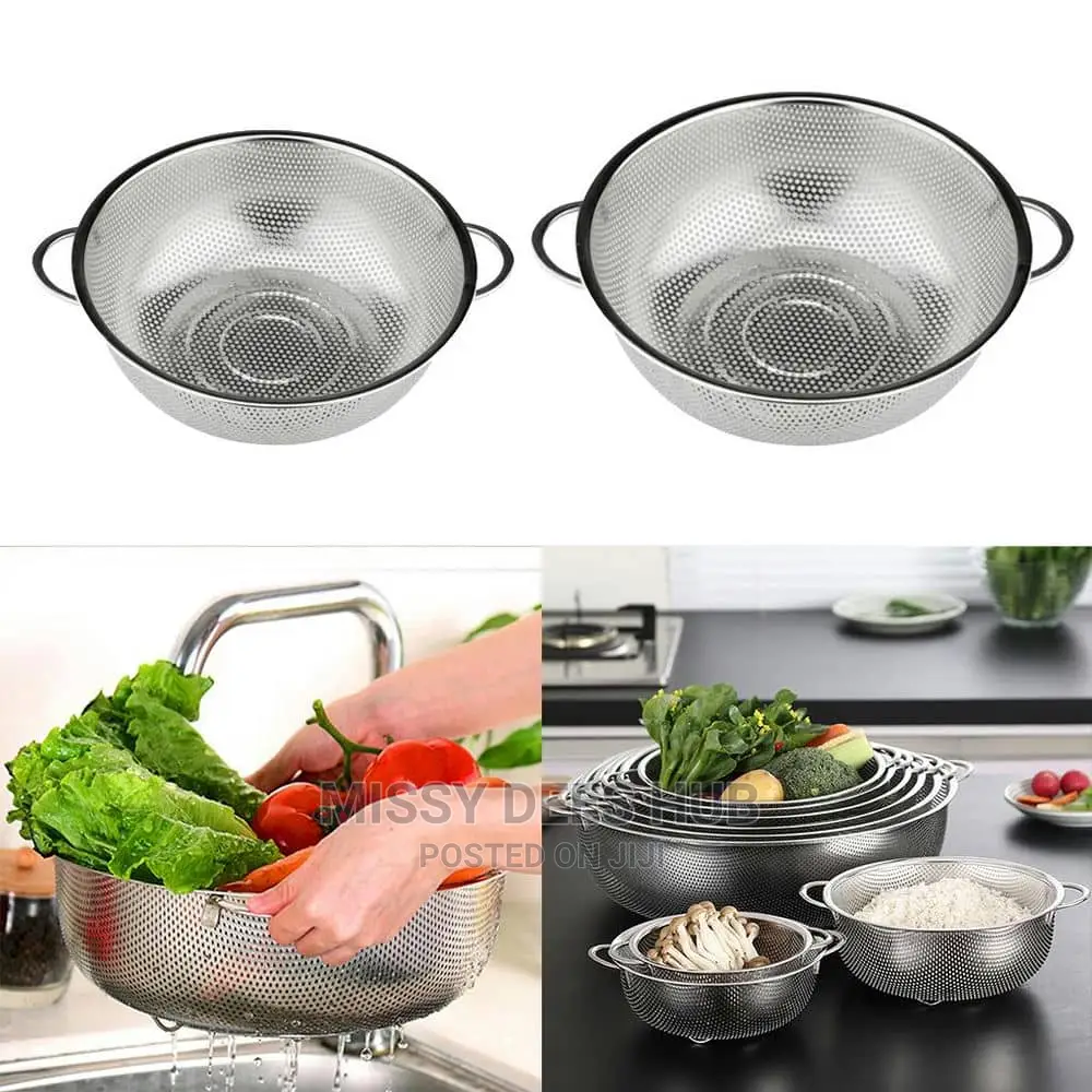 6pcs Stainless Steel Colander / Strainer Set