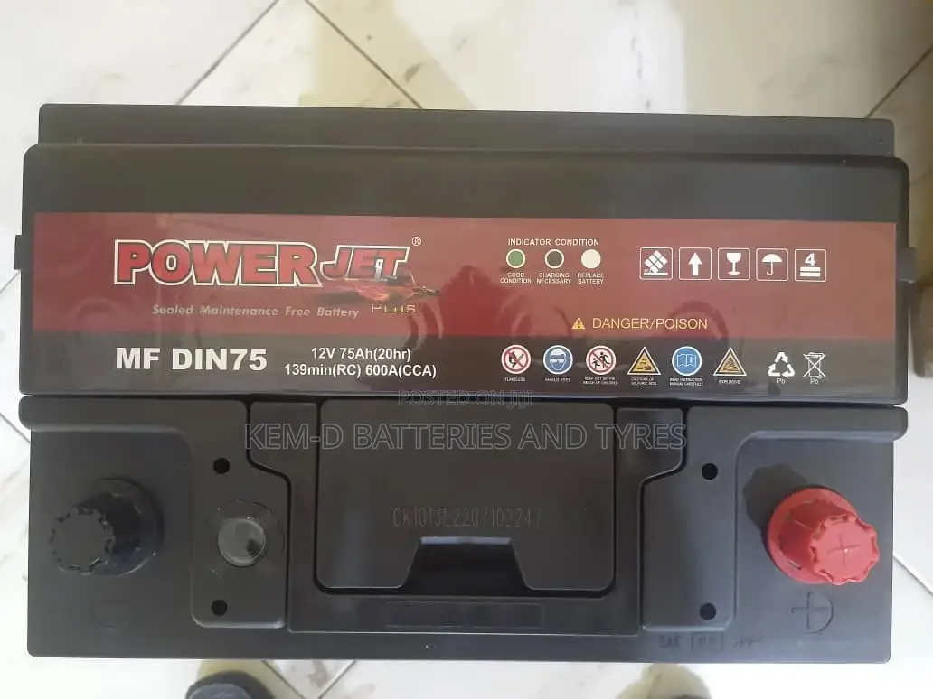 Original 15 Plates Power Jet Battery - Free Delivery