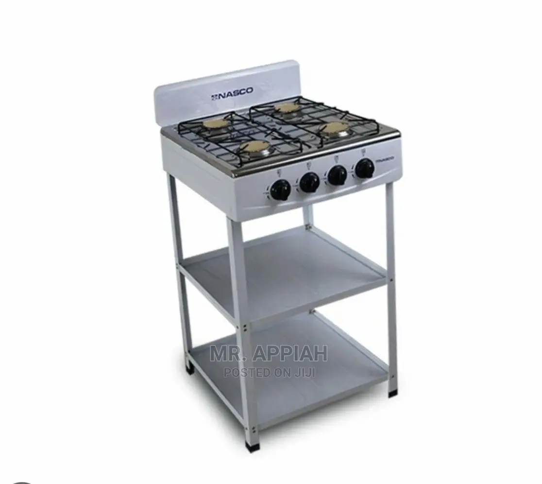 Best Large Nasco 4 Burner With Shelves 