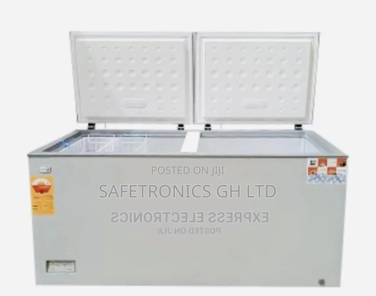 RCF-6040 (508ltr) Rainbow Chest Freezer 2door Sliver