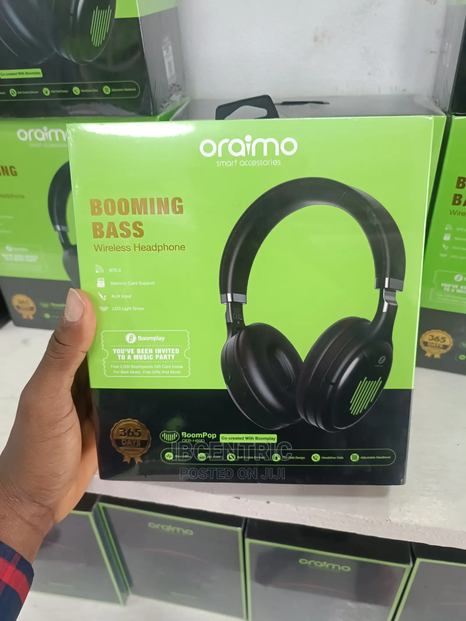 Oraimo Boompop Over-Ear Bluetooth Headset