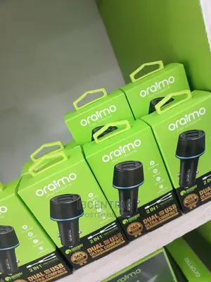 Oraimo Car Charger With 2-in-1 Lightning Micro USB Cable