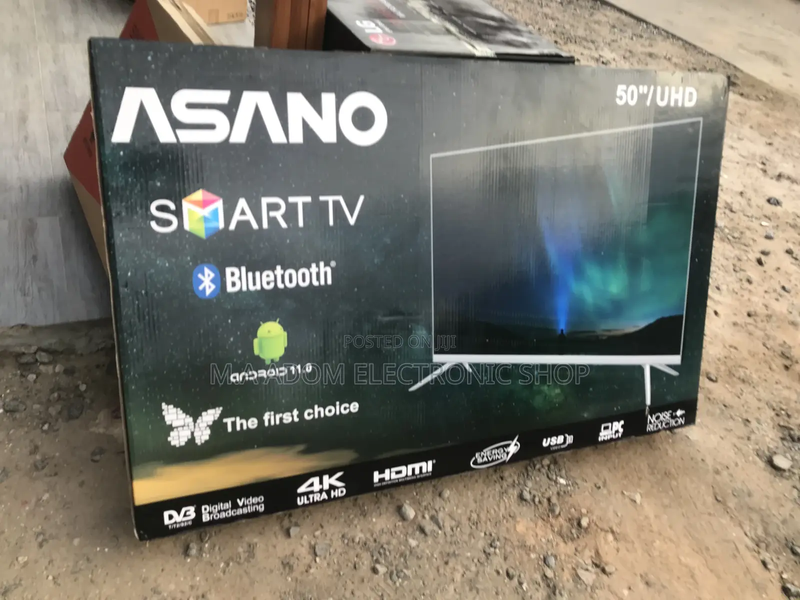 Smart Asano 50′′ Ultra HD Smart LED TV – Black