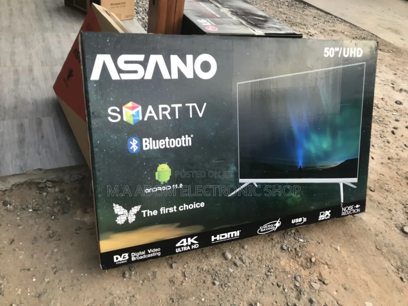 Smart Asano 50′′ Ultra HD Smart LED TV – Black