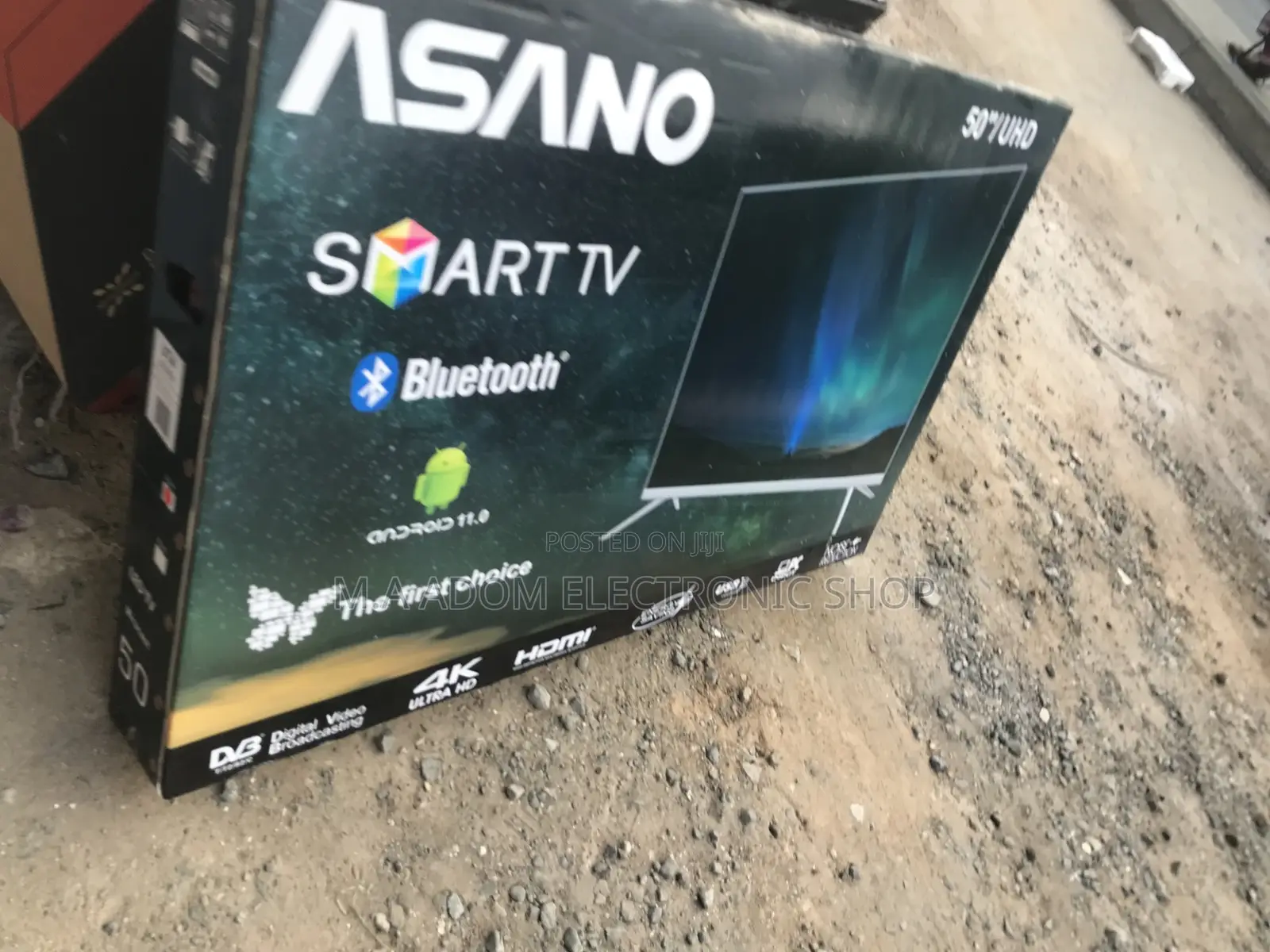 Affordable Asano 50′′ Ultra HD Smart LED TV – Black