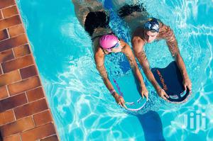 Large Swimming Kickboard Blue Black