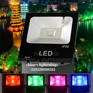 30w Flood Light Multi Color With Remote Controler
