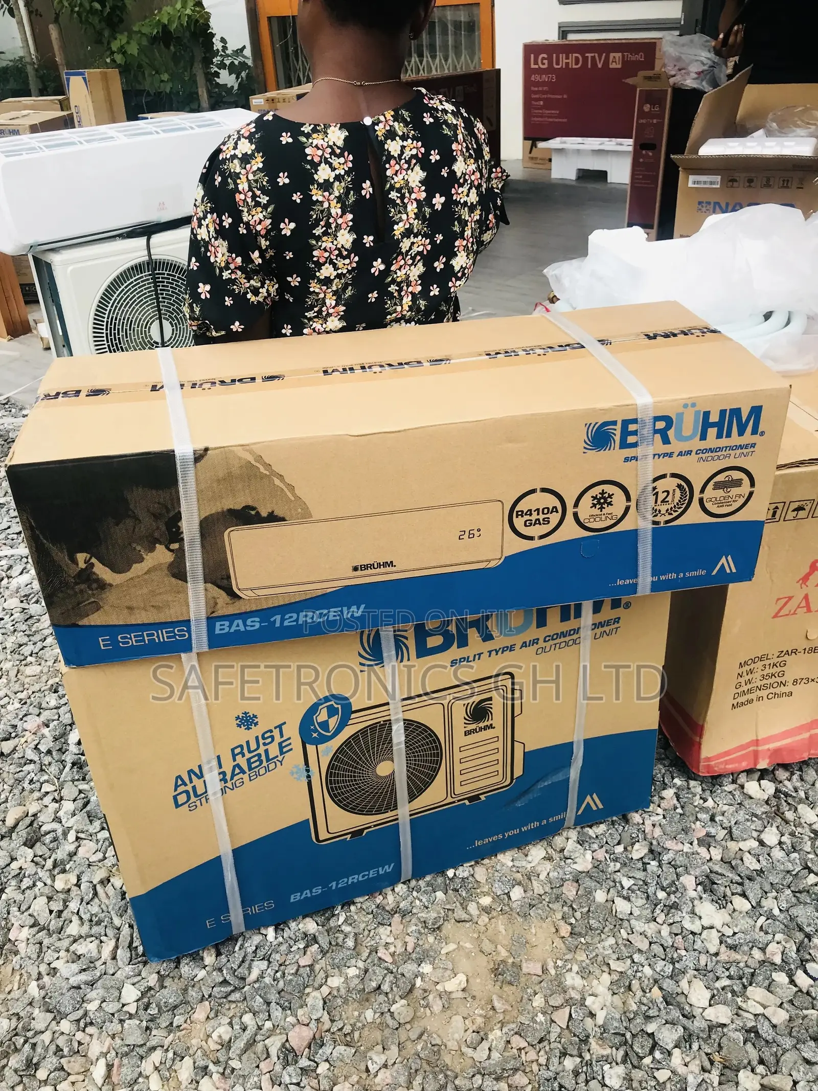 Affordable Bruhm Air Conditioner 1.5HP R410