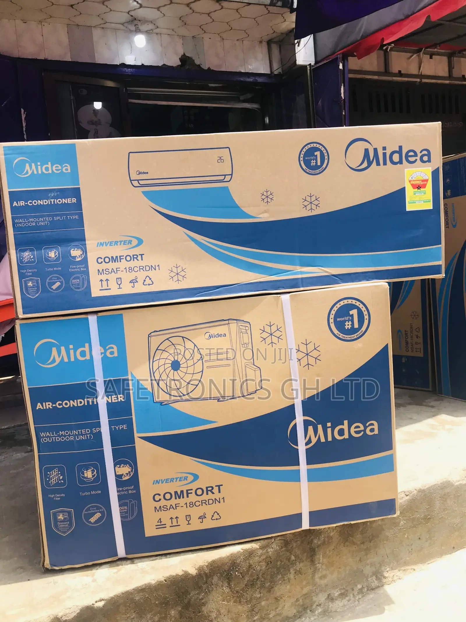Midea 2.0hp Inverter R410 Split Air Conditioner - Msaf-18crd