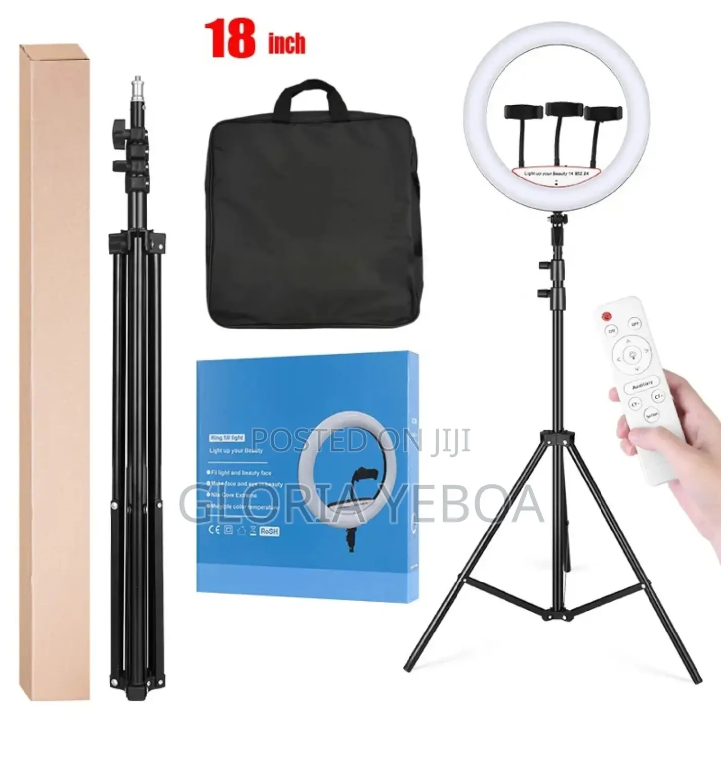 18inch Ring Light With Long Tripod Stand