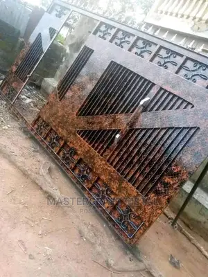 Multicolored Painted Main Entrance Gates | Quality Doors