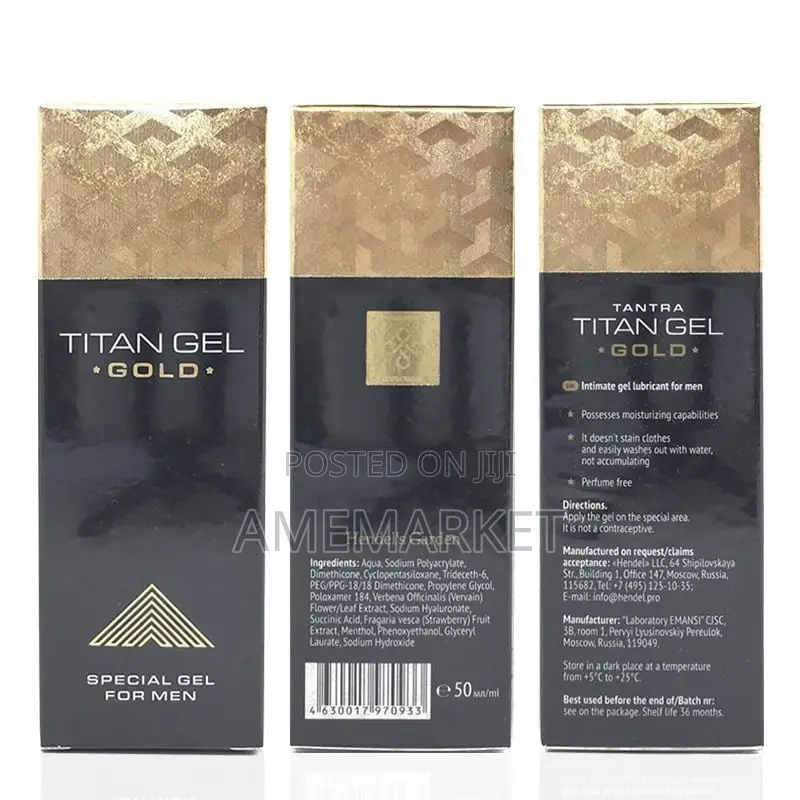 Titan Gel for Penis Enlargement Massage Cream. Energy in Bed