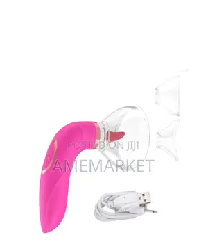 Realistic Tongue Licking Nipples Clitoris Vibrator. Dildo