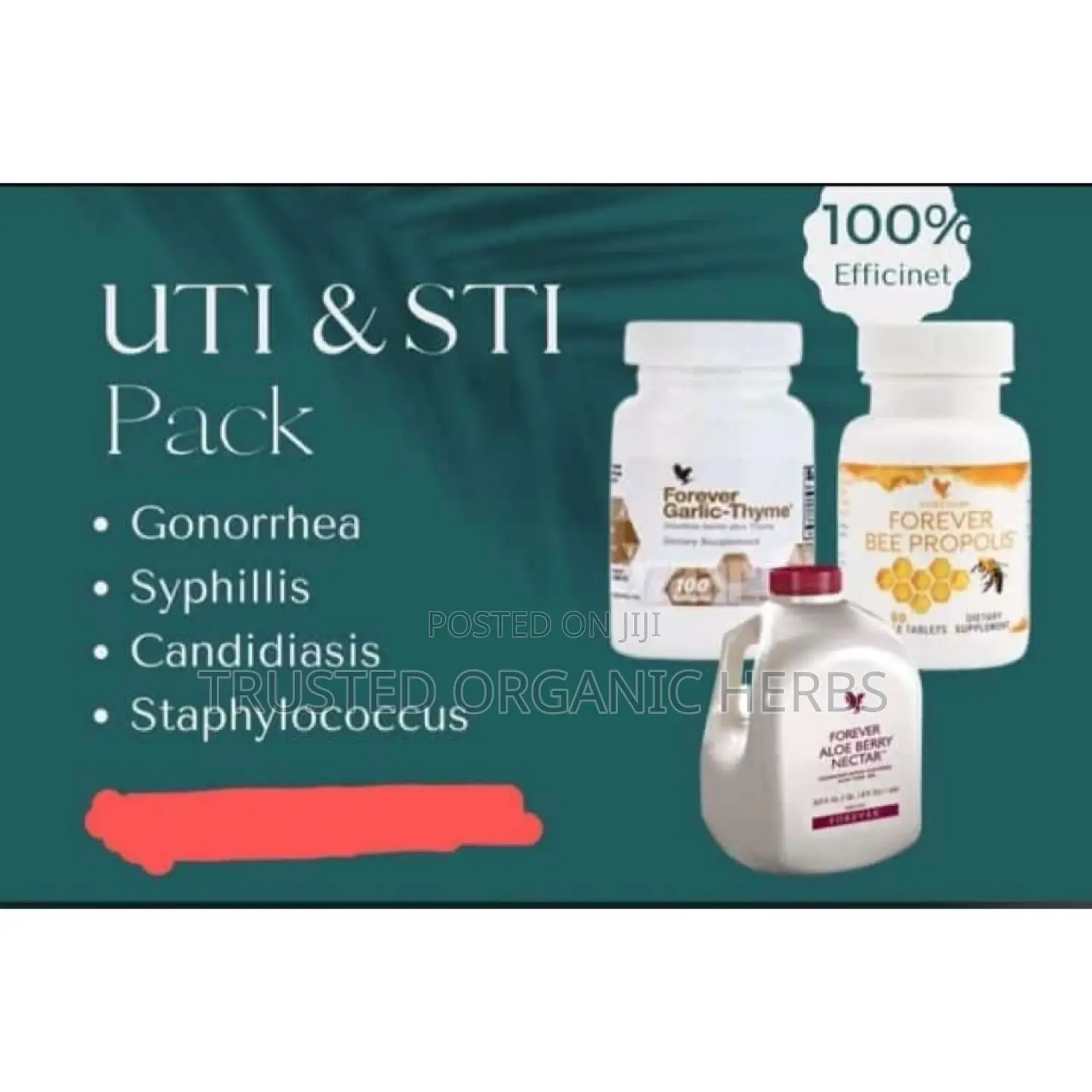 Forever UTI and STDS Pack a Natural Treatment for Infection