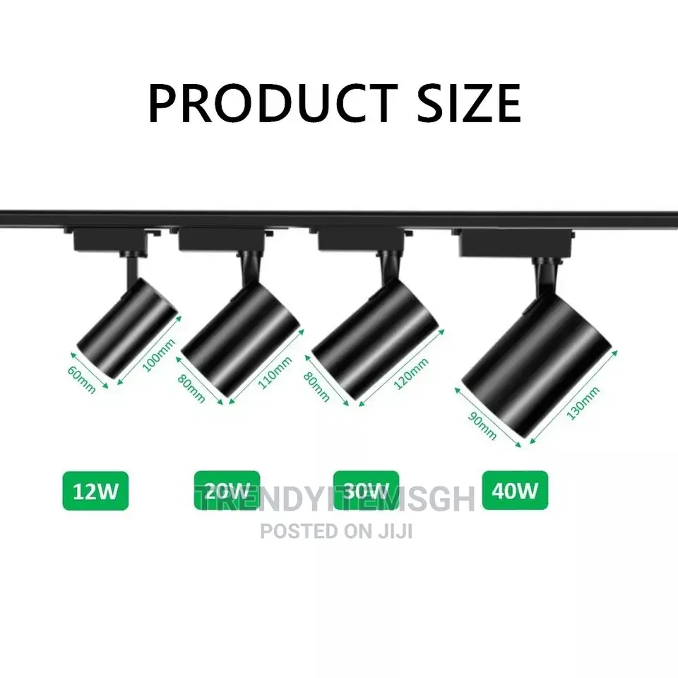 3pcs 30w Led Ceiling Rail Track Light Spotlights