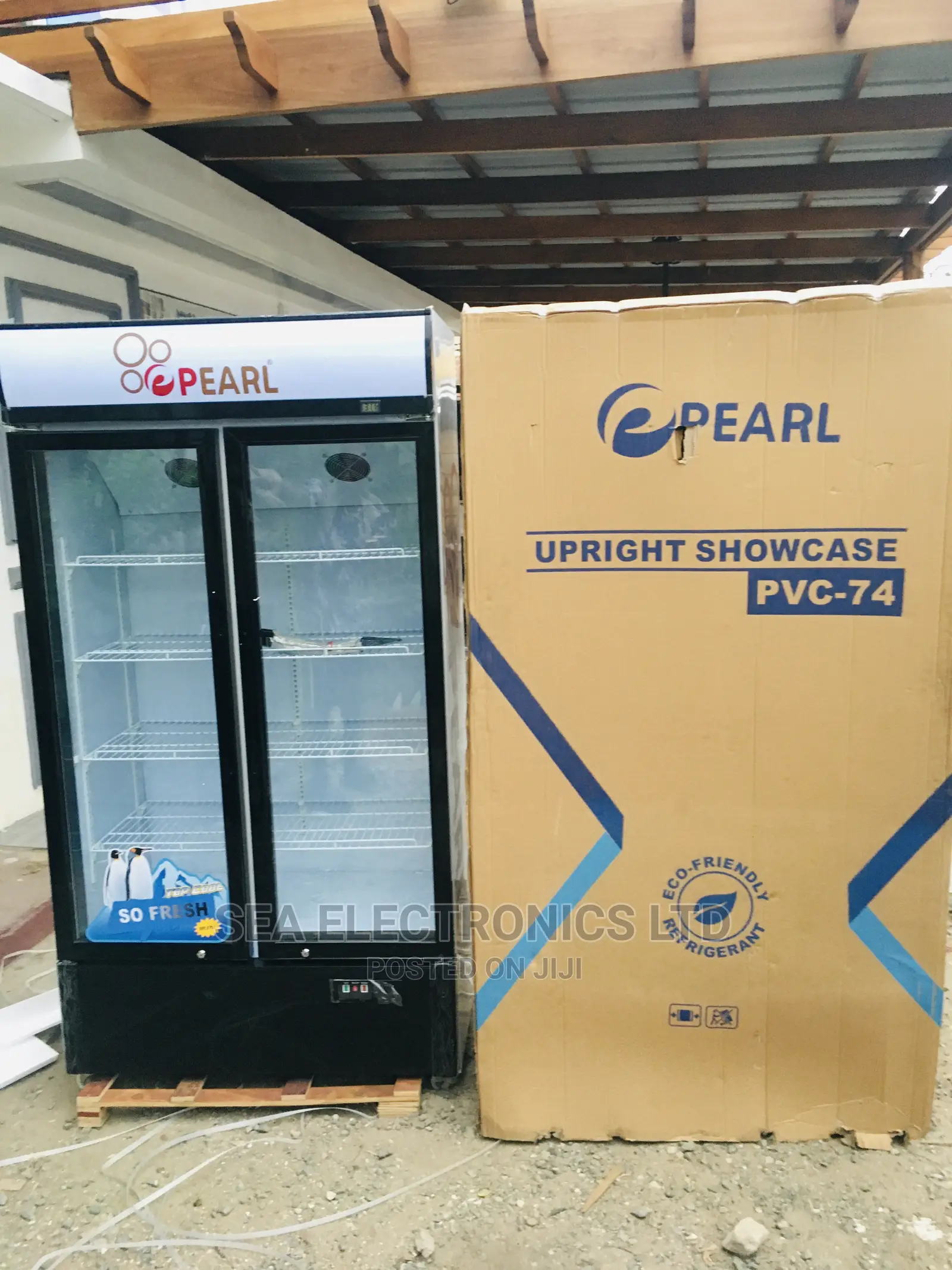 Pearl 568liters Double Door Display Fridge PVC-74 Brand New