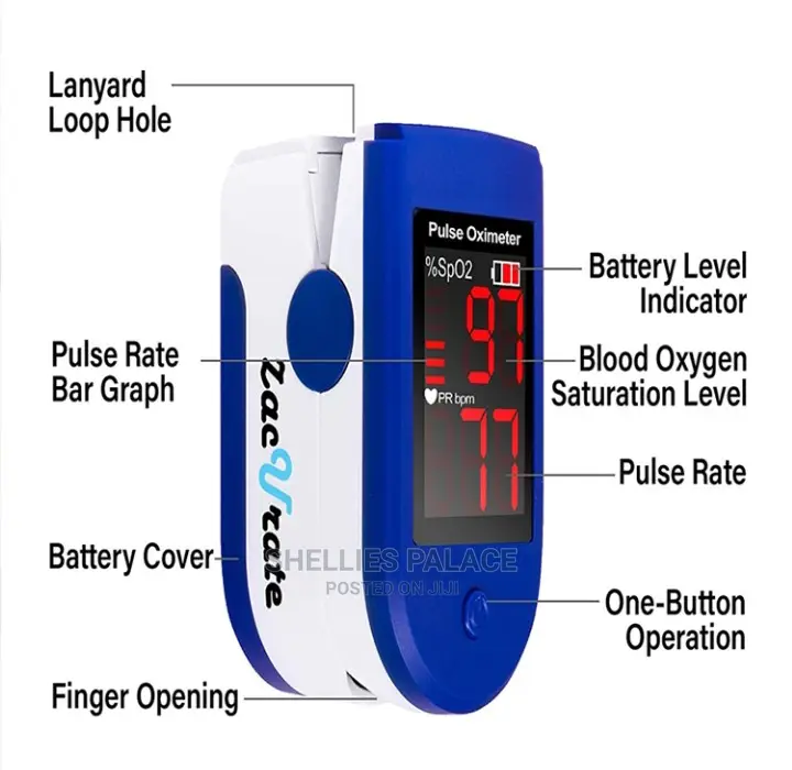 Aunont Fingertip Pulse Oximeter , Sp02 Finger Blood Pulse