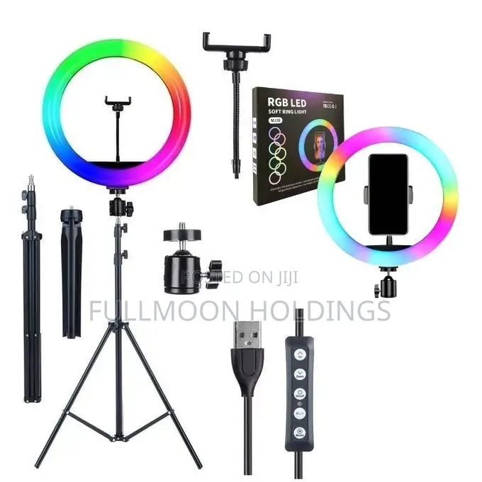 14" RGB Ringlight With Tripod Stand