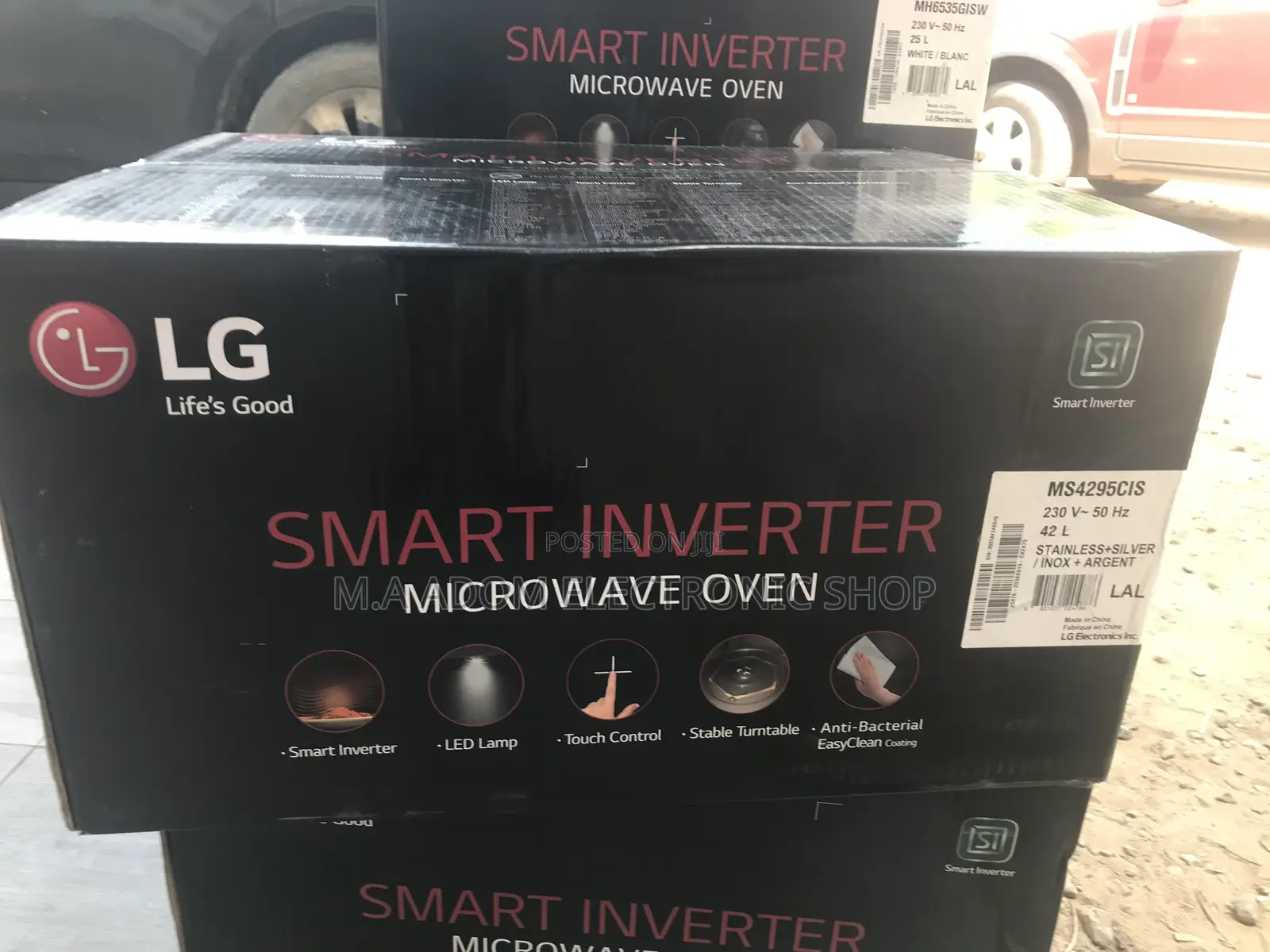 Secure LG MS4295CIS 42 Litres Smart Inverter Microwave