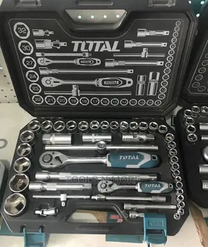 TOTAL 44pcs 1/4” and 1/2” Socket Set