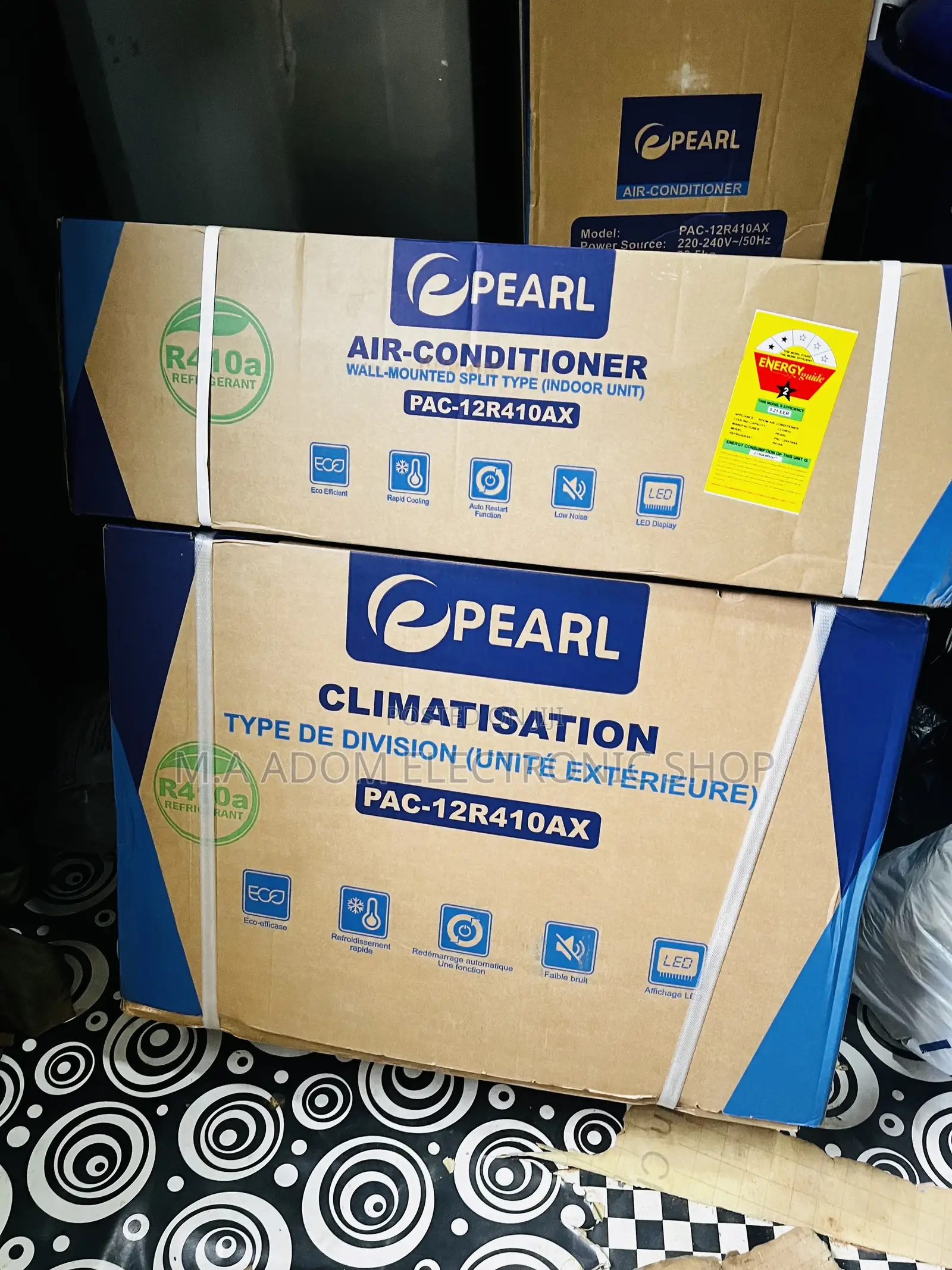 Fast Cooling Low Noise Pearl 1.5 R410gas AC