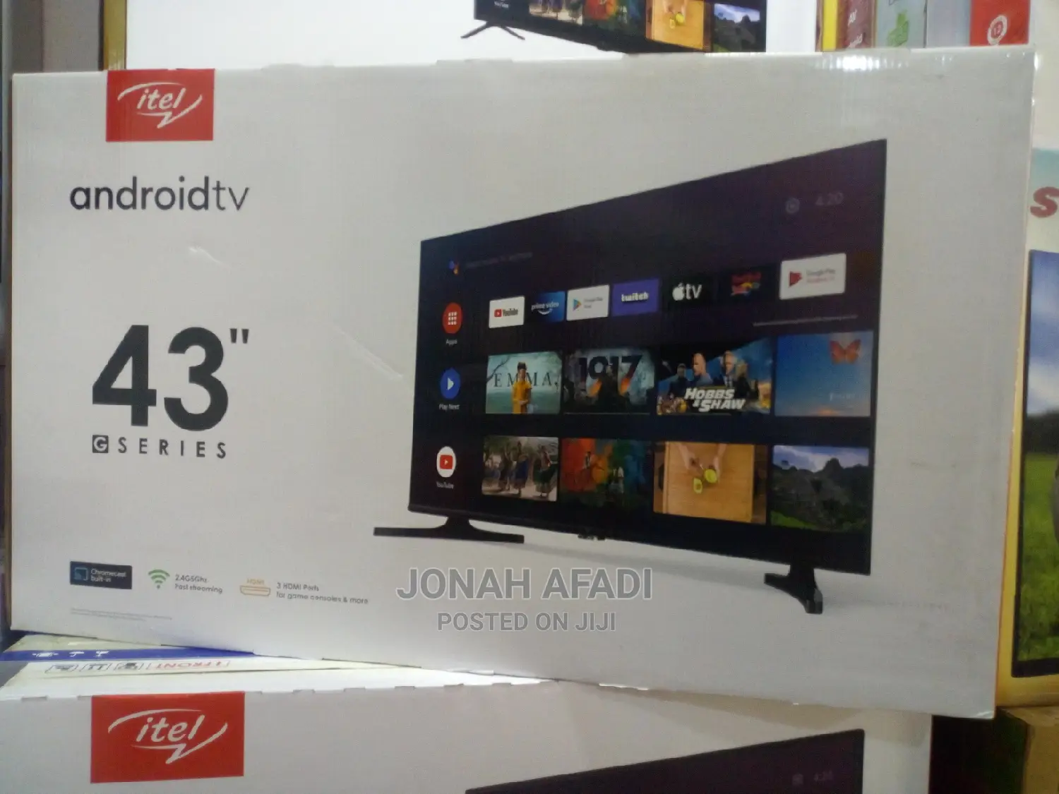 Itel Tv 43inch Smart and Digital Satellite Tv – 43