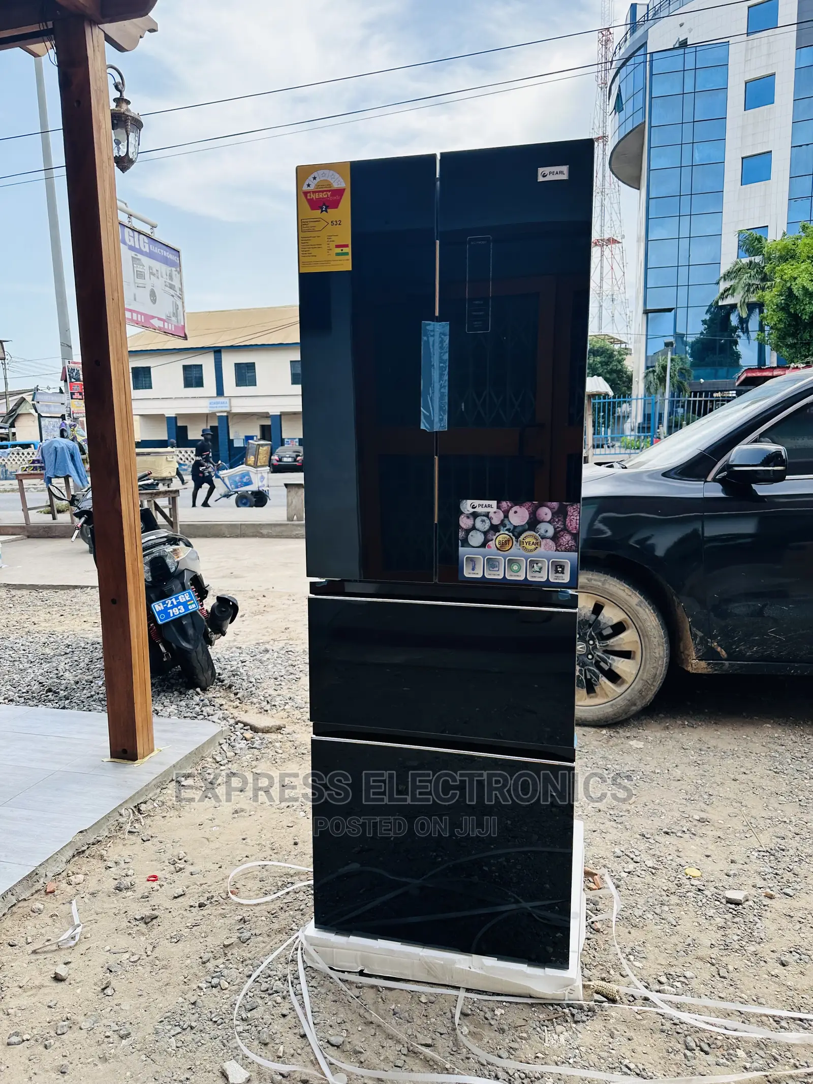 Get Great Offer on Pearl 400ltr French Door Fridge PF-470BG