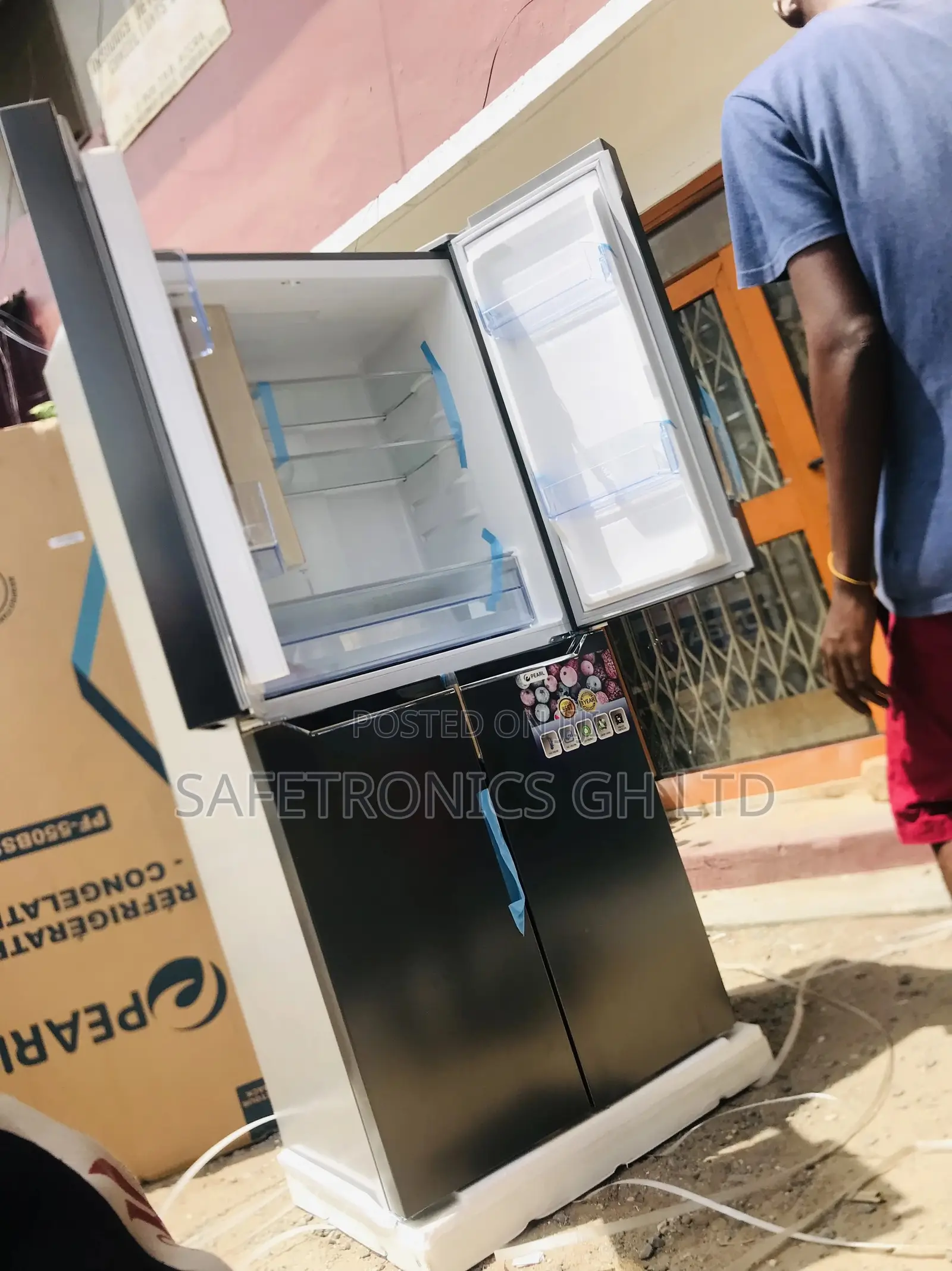 Brand New Pearl Side by Side Fridge (Pf-550bss)