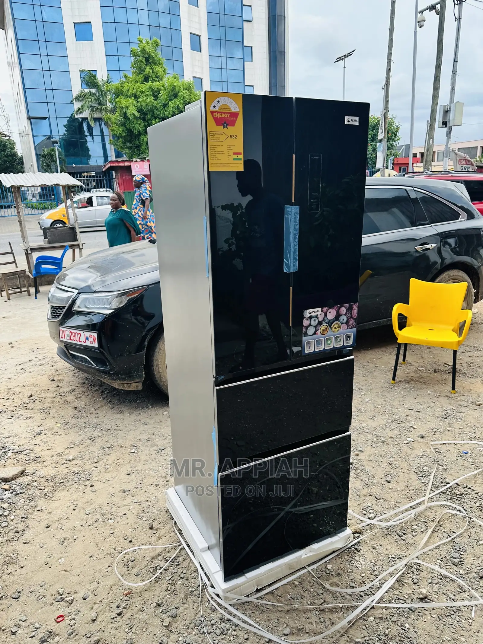 Pearl Refrigerator PF-550BSS 