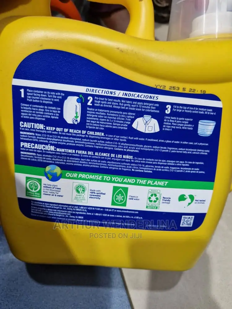 Arm Hammer Oxide Clean.Very Powerful(195) Loads