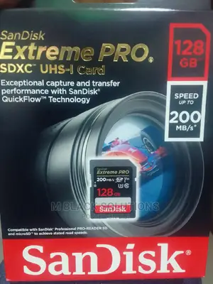 Sandisk Extreme Pro 128gb Sd(200mbs)