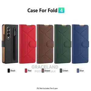 This Is Original Leather Cases for Samsung Z Fold 4 Luxury