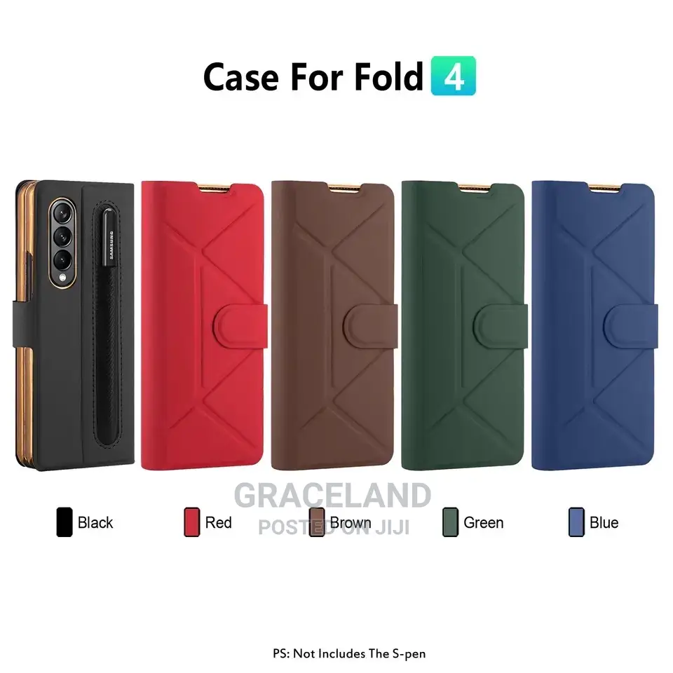 This Is Original Leather Cases for Samsung Z Fold 4 Luxury