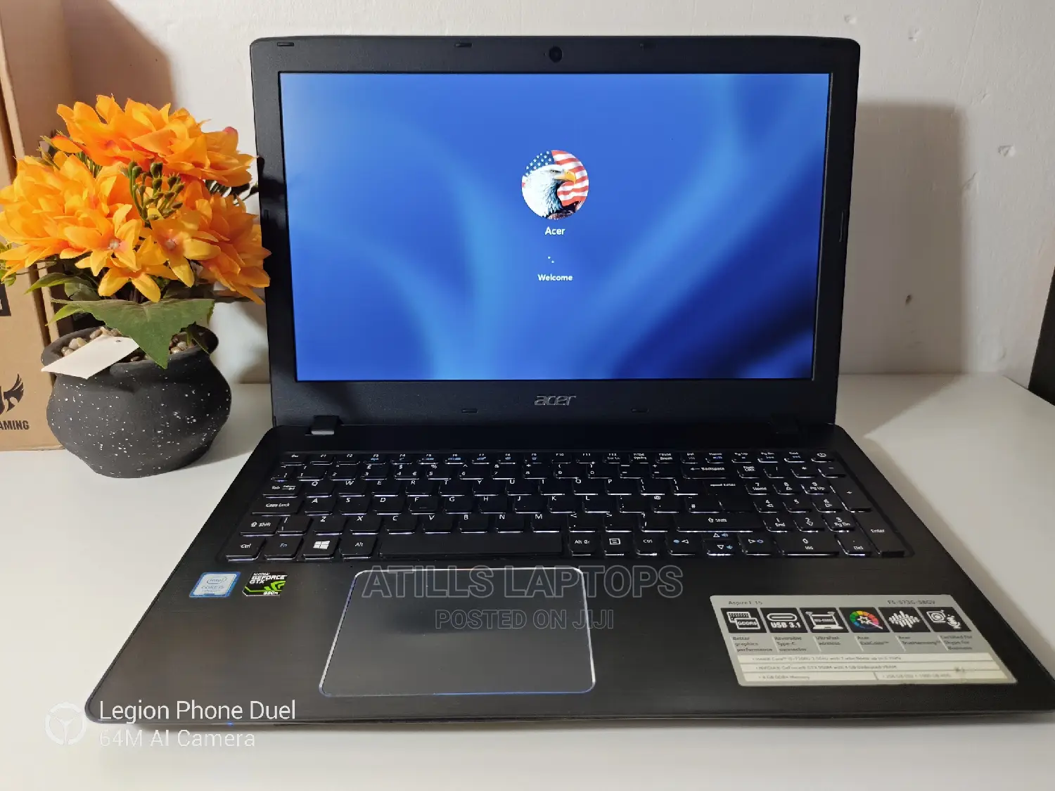 New Laptop Acer Aspire F5-573g 16GB Intel Core I5 SSD 512GB