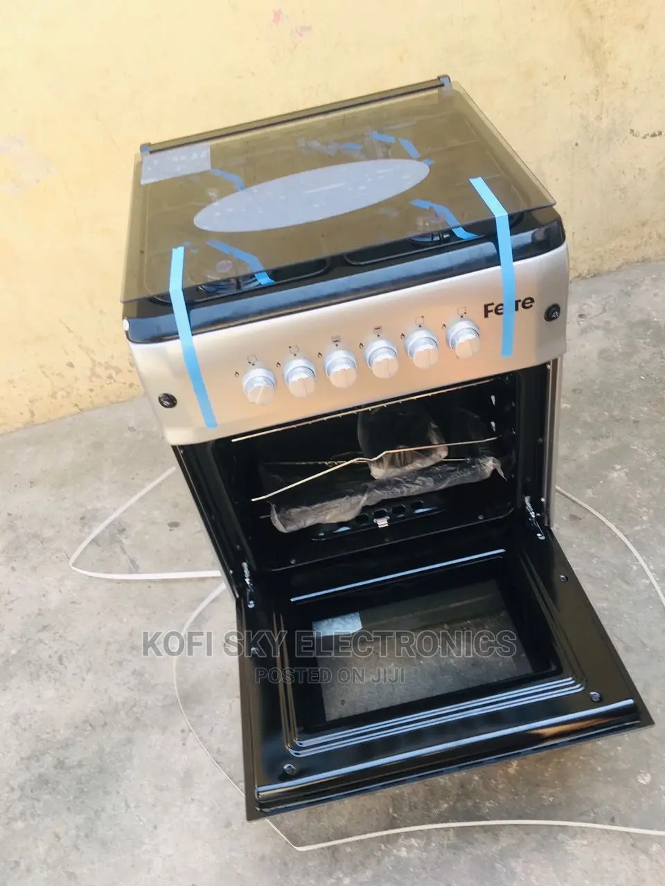 Quality Ferre 60*60 4burner Gas Cooker With Oven and Grill