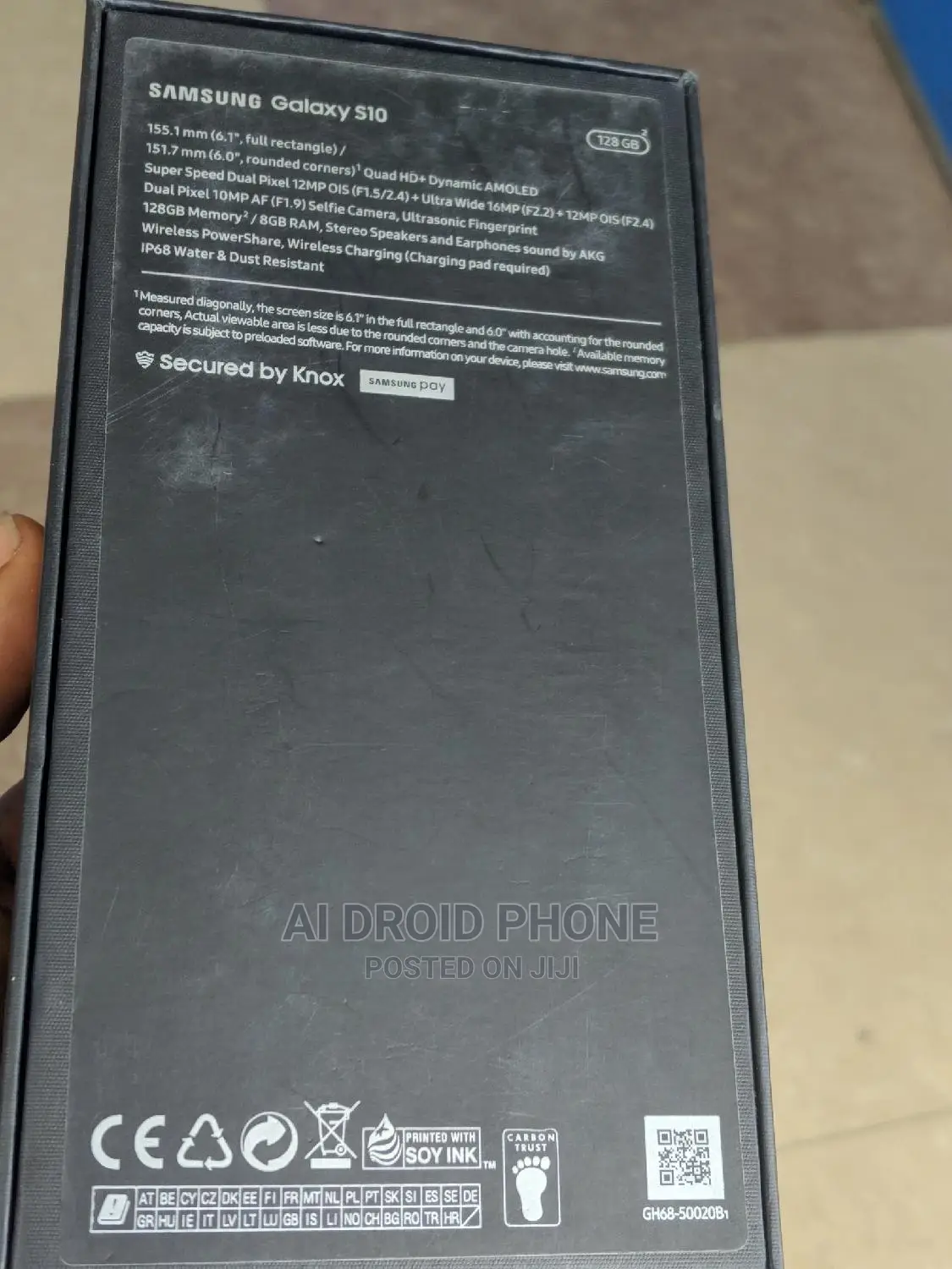 New Samsung Galaxy S10 128 GB Gray