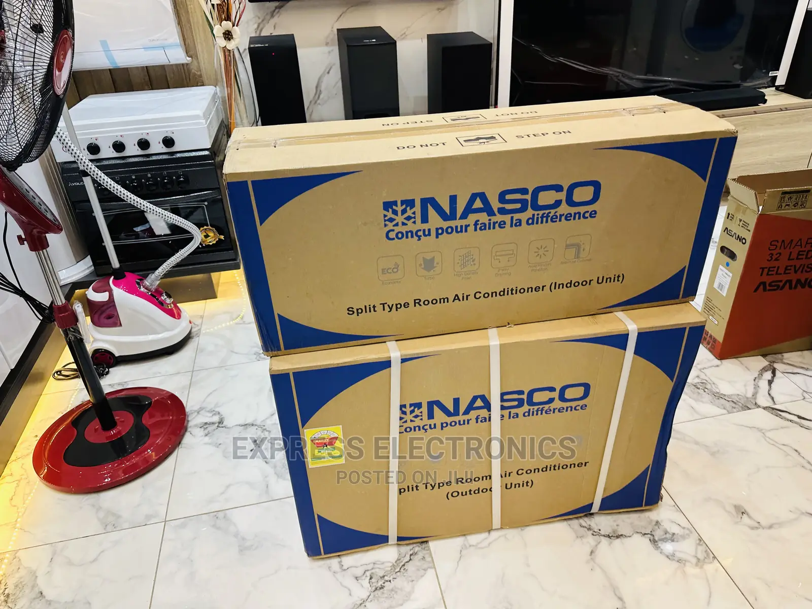 Auto Power Protection Split R410 Gas Nasco 2.5hp Inverter
