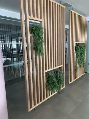 Modern Offices and Living Rooms Wooden Wall Partitions