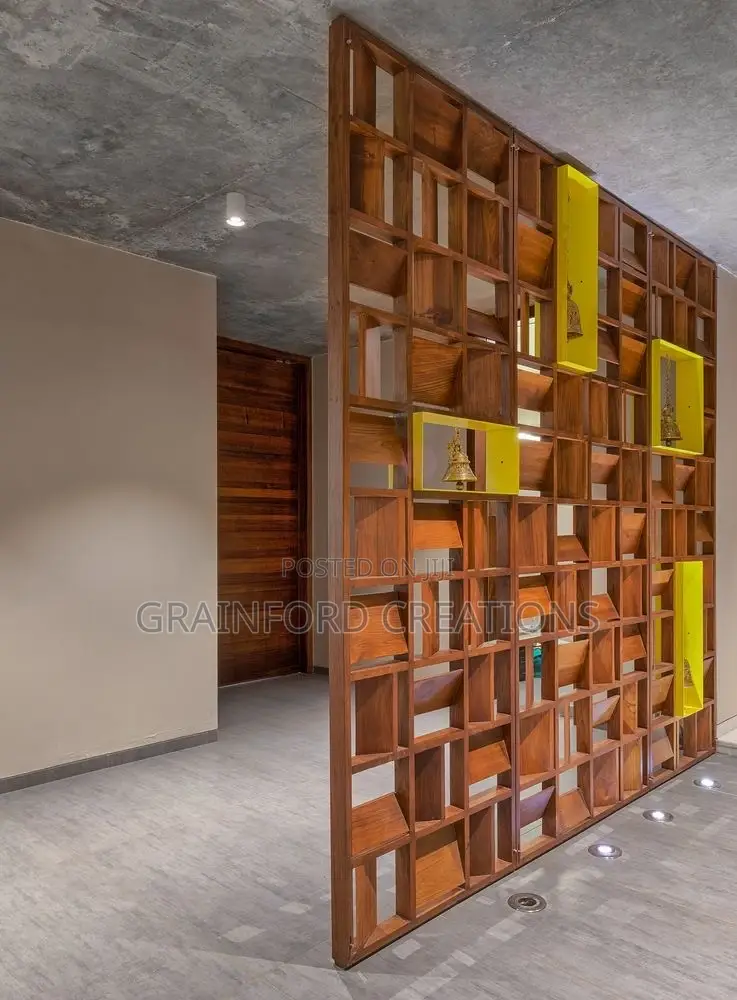 Modern Offices and Living Rooms Wooden Wall Partitions