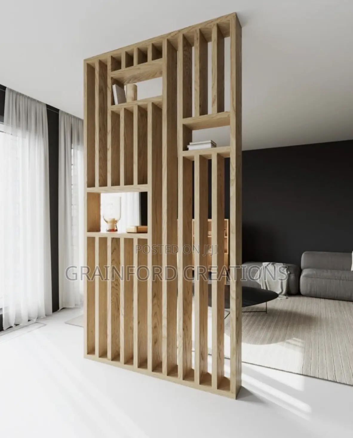 Modern Offices and Living Rooms Wooden Wall Partitions