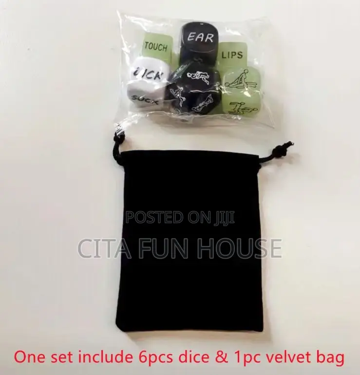 6 in 1 Sex Dice (Glow in the Dark)