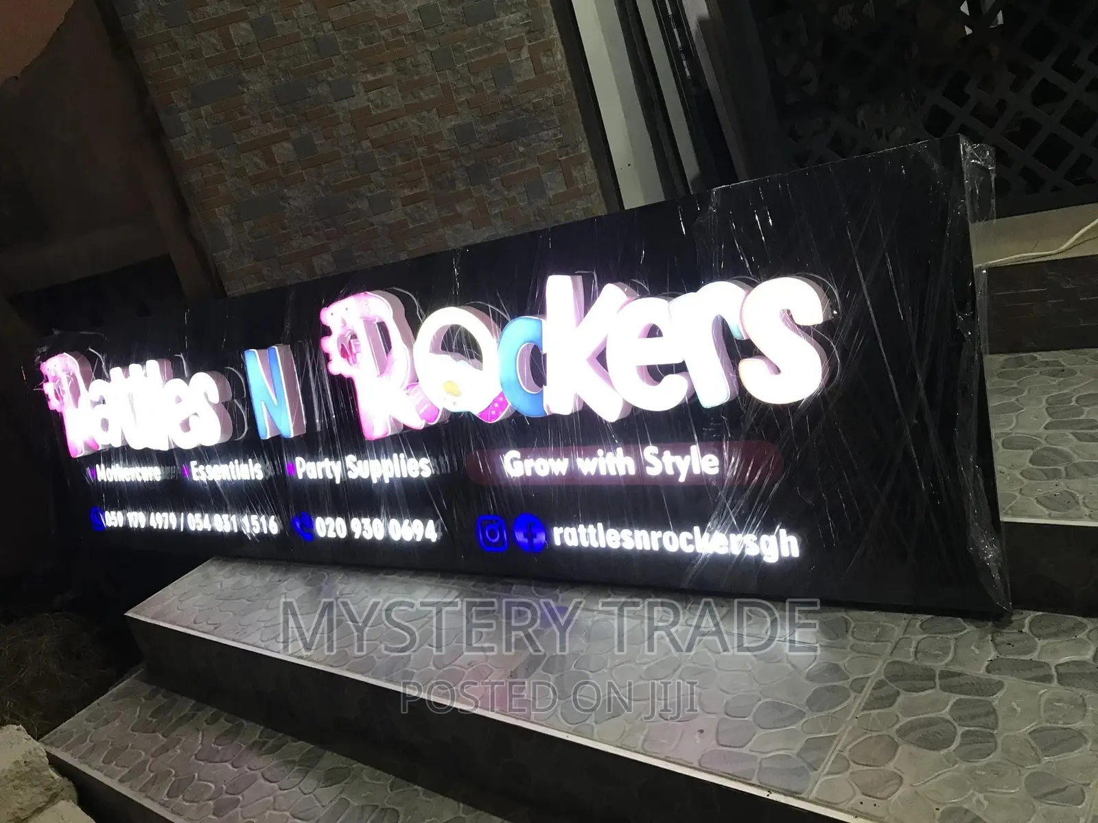 3d Signage With Light